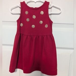 Oshkosh b'gosh/girl's red dress size 12 months